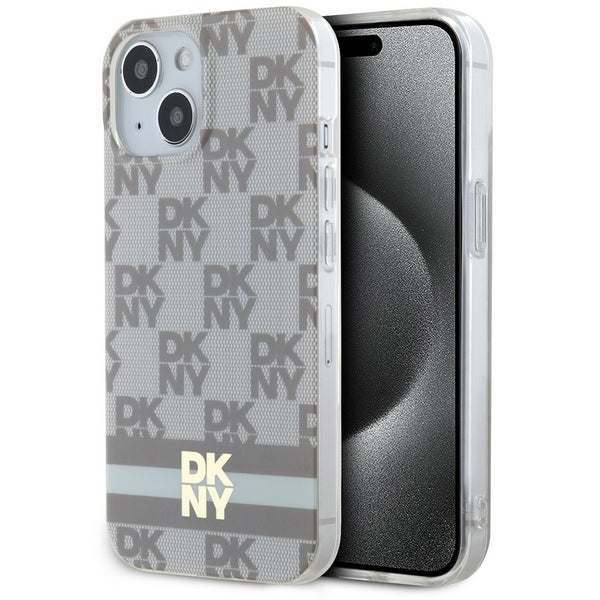 DKNY MagSafe dėklas iPhone 15/14/13 6.1 – smėlio