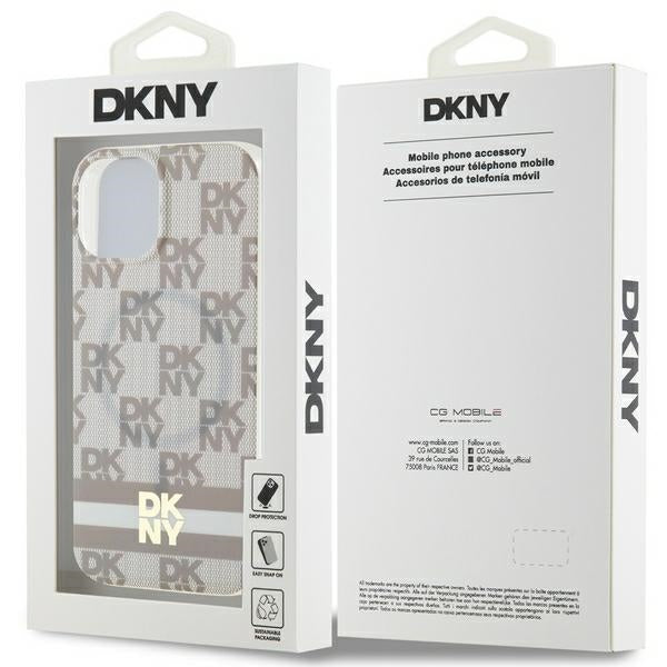 DKNY MagSafe dėklas iPhone 15/14/13 6.1 – smėlio