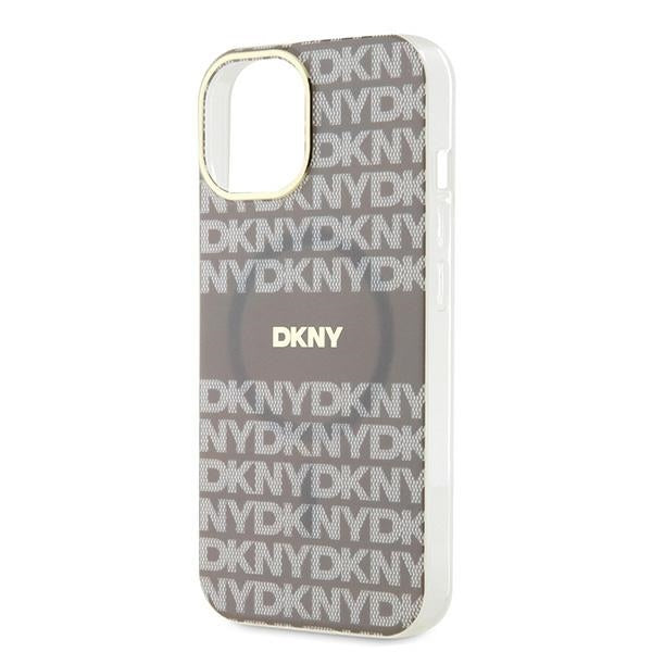 DKNY MagSafe dėklas iPhone 15/14/13 6.1 – smėlinis