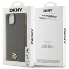 DKNY MagSafe dėklas iPhone 15/14/13 6.1 – rudas
