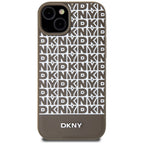 DKNY MagSafe dėklas iPhone 15/14/13 – rudas