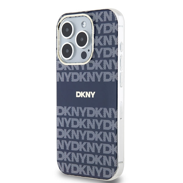DKNY MagSafe dėklas iPhone 15 Pro Max – mėlynas