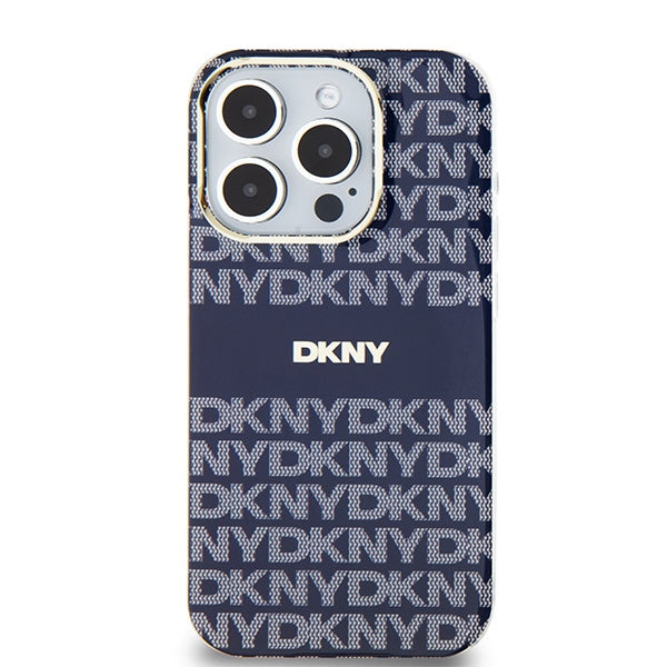 DKNY MagSafe dėklas iPhone 15 Pro Max – mėlynas