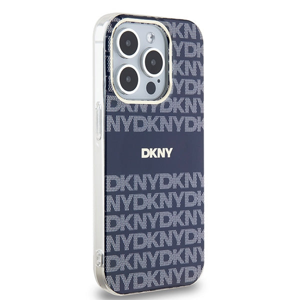 DKNY MagSafe dėklas iPhone 15 Pro Max – mėlynas