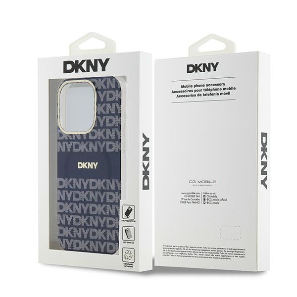 DKNY MagSafe dėklas iPhone 15 Pro Max – mėlynas