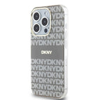 DKNY MagSafe dėklas iPhone 15 Pro Max – smėlinis