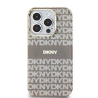 DKNY MagSafe dėklas iPhone 15 Pro Max – smėlinis