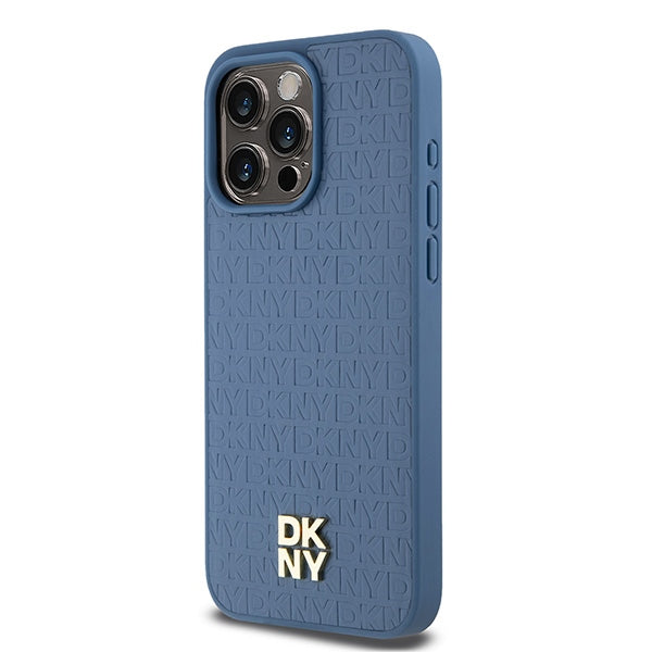 DKNY MagSafe dėklas iPhone 15 Pro Max – mėlynas