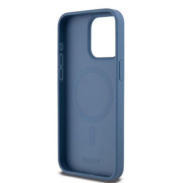 DKNY MagSafe dėklas iPhone 15 Pro Max – mėlynas