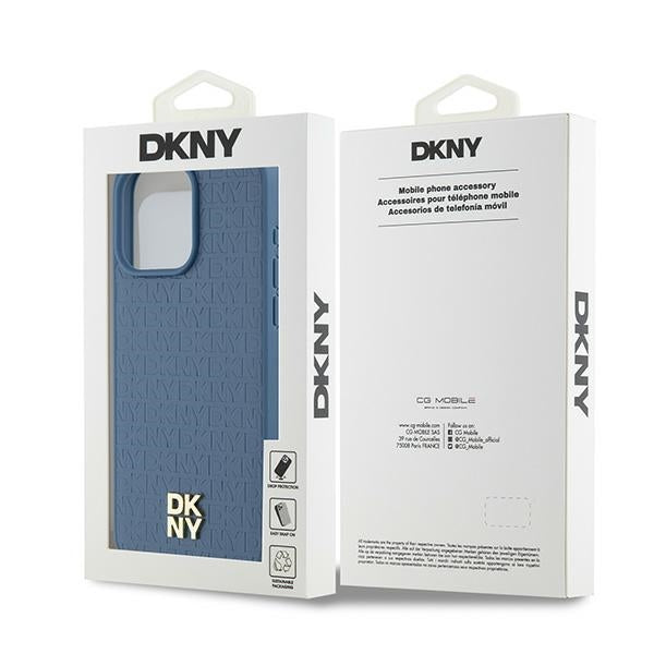 DKNY MagSafe dėklas iPhone 15 Pro Max – mėlynas