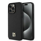 DKNY MagSafe dėklas iPhone 15 Pro Max – juodas