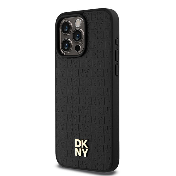 DKNY MagSafe dėklas iPhone 15 Pro Max – juodas
