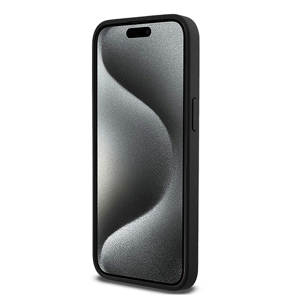 DKNY MagSafe dėklas iPhone 15 Pro Max – juodas