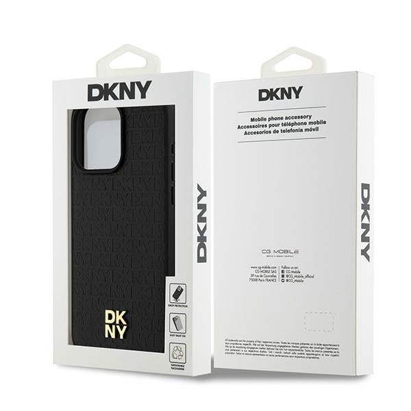 DKNY MagSafe dėklas iPhone 15 Pro Max – juodas
