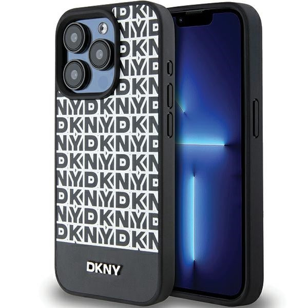 DKNY odinis MagSafe dėklas iPhone 15 Pro Max – juodas -- iPhone 15 Pro Max