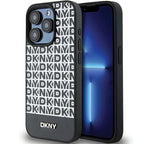 DKNY odinis MagSafe dėklas iPhone 15 Pro Max – juodas -- iPhone 15 Pro Max