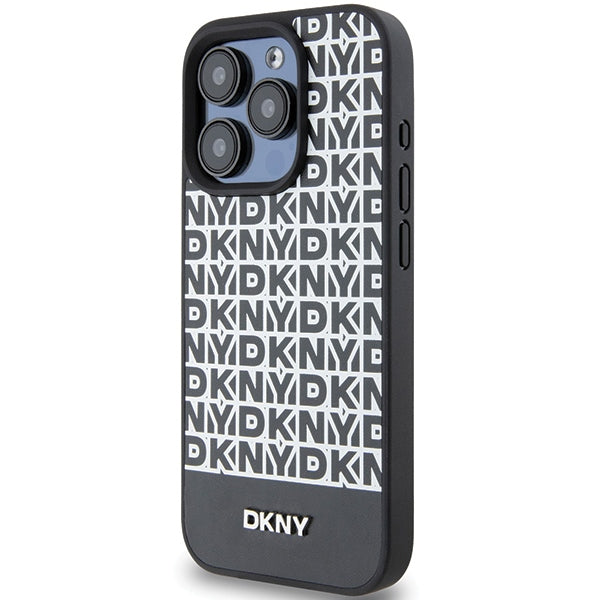 DKNY odinis MagSafe dėklas iPhone 15 Pro Max – juodas -- iPhone 15 Pro Max