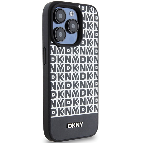 DKNY odinis MagSafe dėklas iPhone 15 Pro Max – juodas -- iPhone 15 Pro Max