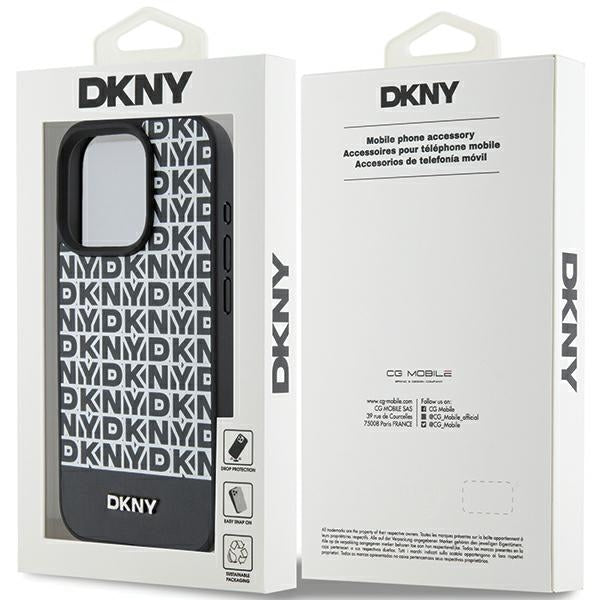 DKNY odinis MagSafe dėklas iPhone 15 Pro Max – juodas -- iPhone 15 Pro Max