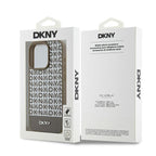 DKNY MagSafe dėklas iPhone 15 Pro Max – rudas