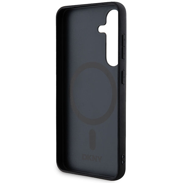 DKNY MagSafe dėklas Samsung Galaxy S24 – juodas