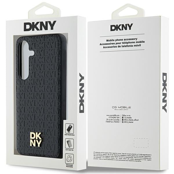 DKNY MagSafe dėklas Samsung Galaxy S24 – juodas