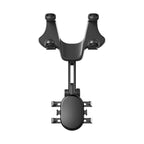 Automobilinis telefono laikiklis galinio vaizdo veidrodžiui, juodas