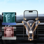 Joyroom JR-ZS392 automobilinis telefono laikiklis (oro grotelėms) - juodas
