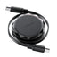 Acefast C13-03 USB-C - USB-C 60W ištraukiamas laidas - juodas