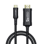 Acefast C1 vaizdo kabelis su USB-C/HDMI 4K 60Hz su HDR 1,8 m - juodas -- Video Cables