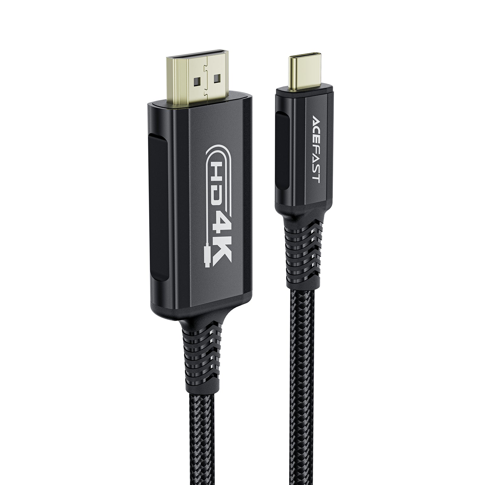 Acefast C1 vaizdo kabelis su USB-C/HDMI 4K 60Hz su HDR 1,8 m - juodas -- Video Cables