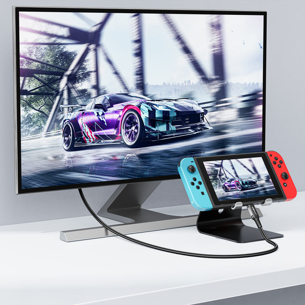 Acefast C1 vaizdo kabelis su USB-C/HDMI 4K 60Hz su HDR 1,8 m - juodas -- Video Cables