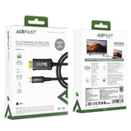 Acefast C1 vaizdo kabelis su USB-C/HDMI 4K 60Hz su HDR 1,8 m - juodas -- Video Cables
