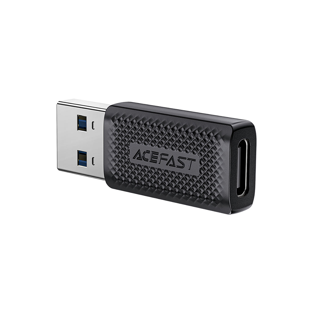 Acefast J2 USB-C 3.0 (moteriškas) į USB-A 3.0 (vyriškas) 5Gb/s adapteris – juodas