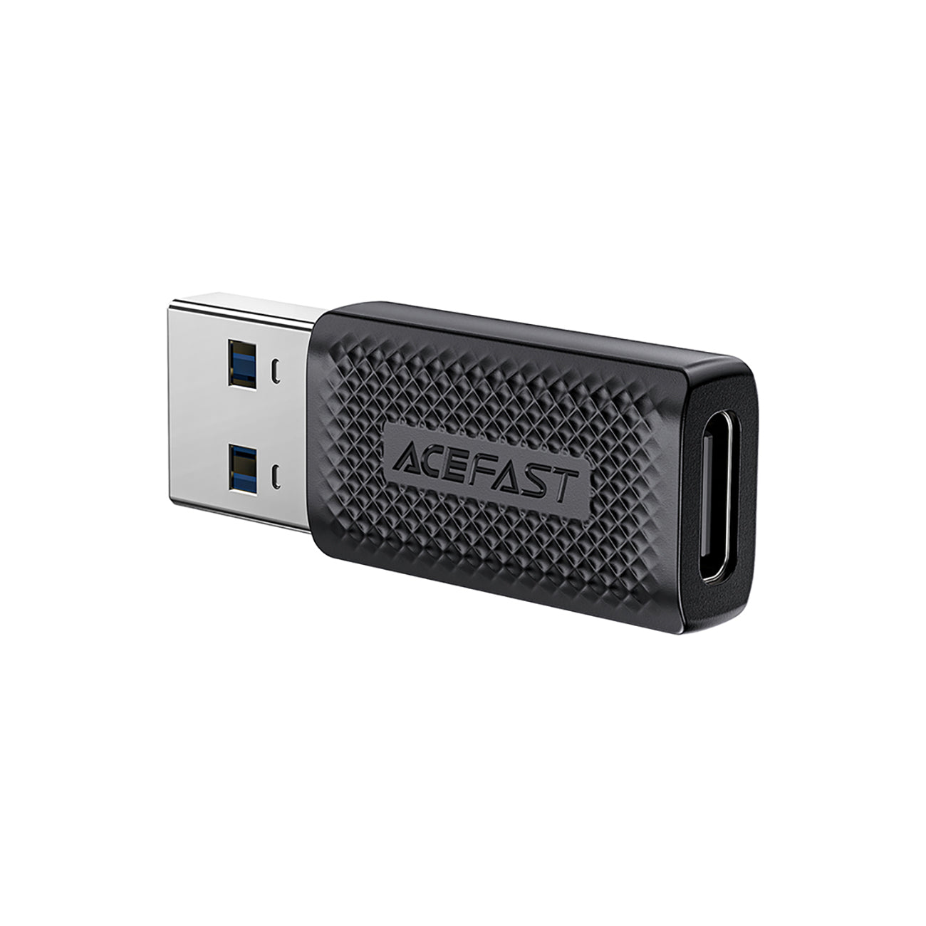 Acefast J2 USB-C 3.0 (moteriškas) į USB-A 3.0 (vyriškas) 5Gb/s adapteris – juodas