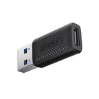 Acefast J2 USB-C 3.0 (moteriškas) į USB-A 3.0 (vyriškas) 5Gb/s adapteris – juodas