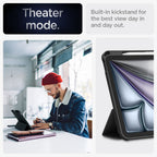 Spigen Urban Fit dėklas iPad Air 10.9" (2020–2022) / 11" (2024) – juodas -- iPad Air 10.9" (2020-2022) / iPad Air 11" (2024)