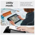 Spigen Urban Fit dėklas iPad Air 10.9" (2020–2022) / 11" (2024) – juodas -- iPad Air 10.9" (2020-2022) / iPad Air 11" (2024)