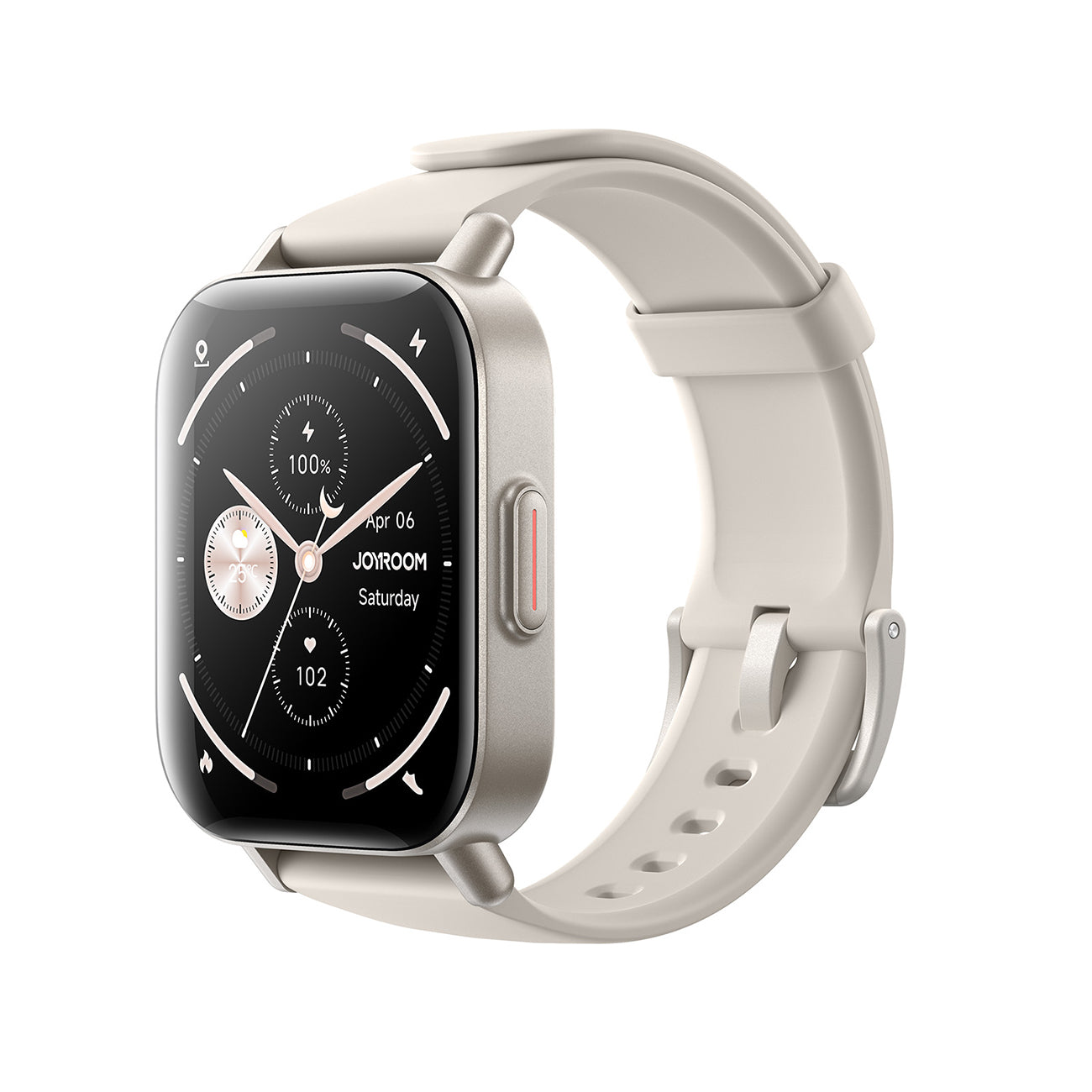Joyroom Fit-Life JR-FT3S išmanusis laikrodis su skambučių atsakymo funkcija – titano spalva -- Watch Straps