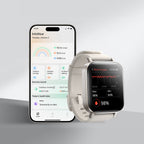 Joyroom Fit-Life JR-FT3S išmanusis laikrodis su skambučių atsakymo funkcija – titano spalva -- Watch Straps