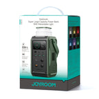 Joyroom Išorinė baterija JR-PBF10 75000mAh 100W 3x USB-C 3x USB-A su sulankstomu žibintuvėliu ir rankena - žalia