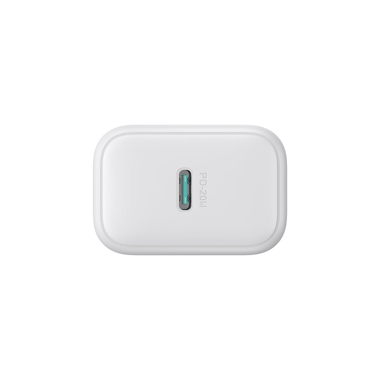 Joyroom JR-TCF20 USB-C PD 20W tinklo įkroviklis - baltas + USB-C / USB-C laidas 1m