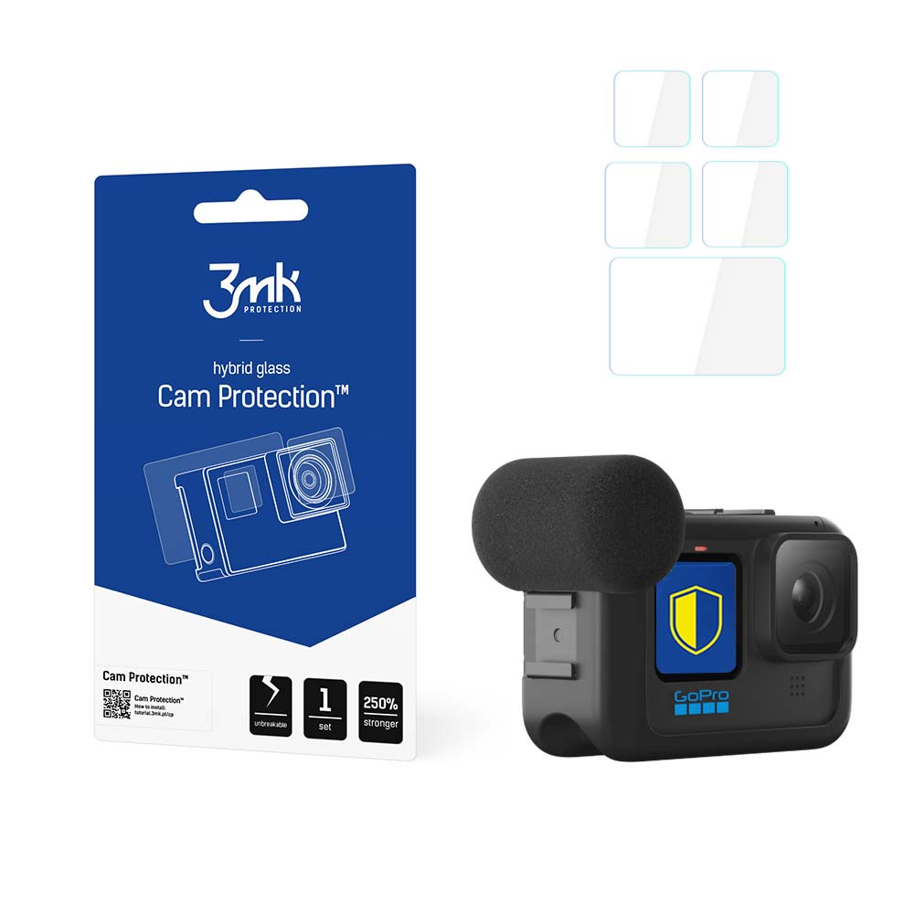 3mk Cam Protection apsauginis stiklas, skirtas GoPro Hero 9 / 10 / 11 -- Cell phone cases and covers