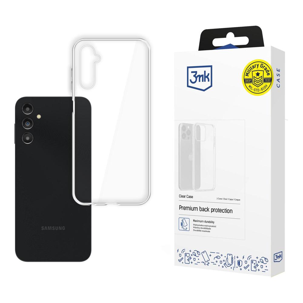 3mk skaidrus dėklas, skirtas Samsung Galaxy A14 4G / 5G - skaidrus -- Samsung Galaxy A14 4G