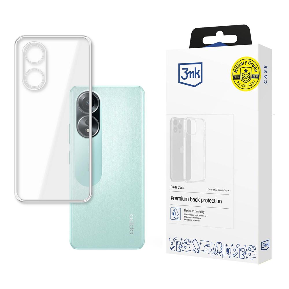 3mk skaidrus dėklas, skirtas Oppo A58 4G - skaidrus -- Oppo A58 4G