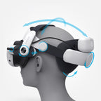 BoboVR M3 Pro dirželis Meta Quest 3 VR akiniai su BoboVR B2 baterija - juoda ir balta -- Gaming Accessories