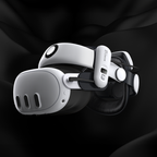 BoboVR S3 Pro dirželis Meta Quest 3 VR ausinėms + B100 išorinė baterija – juoda ir balta -- Meta Quest 3