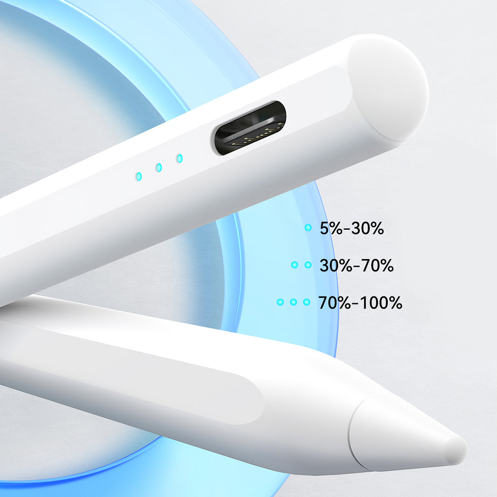 Joyroom JR-X15 aktyvus rašiklis 130mAh USB-C - baltas