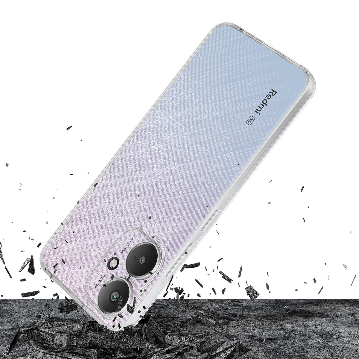 3mk skaidrus dėklas, skirtas Xiaomi Redmi 13C 5G - skaidrus -- Xiaomi Redmi 13C 5G