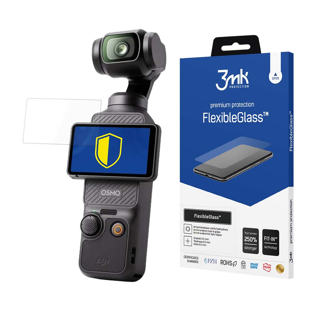 3mk FlexibleGlass™ hibridinis stiklas DJI Osmo Pocket 3 -- DJI Osmo Pocket 3